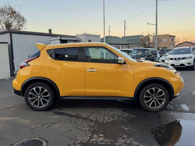 日産 ジューク 16GT FOUR パーソナライズ 道東・釧路十勝 2018(平30)年 4万km サンライトイエロー
