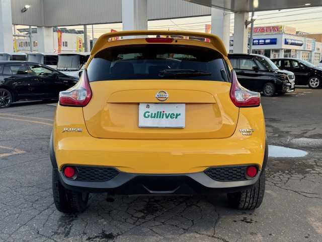 日産 ジューク 16GT FOUR パーソナライズ 道東・釧路十勝 2018(平30)年 4万km サンライトイエロー