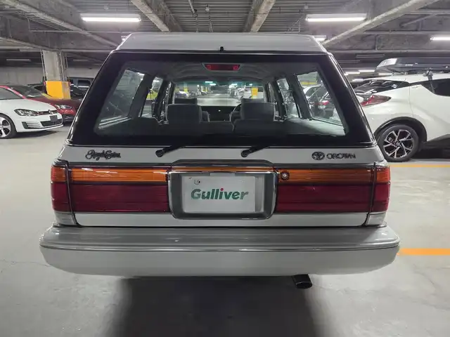 トヨタ クラウン ワゴン ロイヤルエクストラ ツーリング 愛知県 1997(平9)年 8.2万km スーパーホワイトⅡ ブラックルーフレール/FM/AMラジオ/オートライト/オートエアコン/革巻きステアリング/ファブリックシート/純正15インチアルミホイール/禁煙車