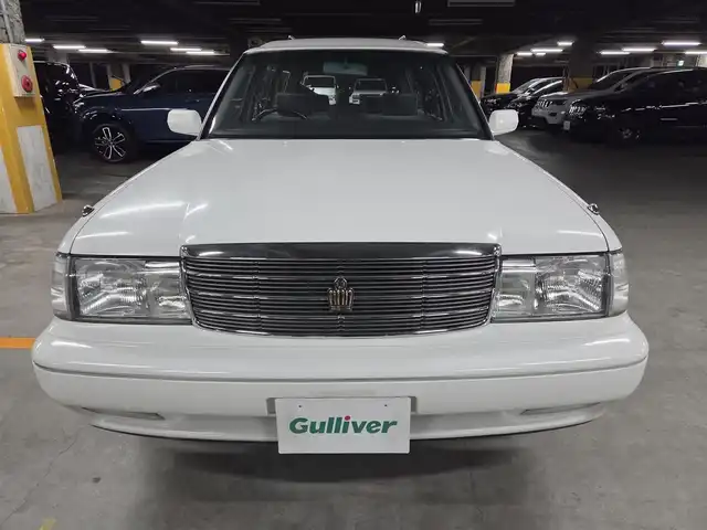 トヨタ クラウン ワゴン ロイヤルエクストラ ツーリング 愛知県 1997(平9)年 8.2万km スーパーホワイトⅡ ブラックルーフレール/FM/AMラジオ/オートライト/オートエアコン/革巻きステアリング/ファブリックシート/純正15インチアルミホイール/禁煙車
