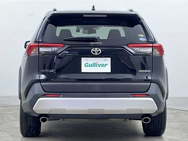 トヨタ ＲＡＶ４ アドベンチャー 道央・札幌 2019(令1)年 7.7万km アティチュードブラックマイカ ・４WD/・ワンオーナー/・社外9インチナビ(KENWOOD MDV-M906HDL)/　Bluetooth/フルセグTV/CD/DVD/・トヨタセーフティセンス/　プリクラッシュセーフティ/　誤発進抑制/　レーントレーシングアシスト/　レーダークルーズコントロール/　オートハイビーム/・バックカメラ/・ビルトインETC/・前後ドライブレコーダー/・ダウンヒルアシスト/・LEDヘッドランプ/・フォグランプ/・ドアバイザー/・純正19インチアルミホイール/・合皮シート/・パワーシート(D席)/・サイド+カーテンエアバッグ/・社外フロアマット/・スマートキー×2本/・保証書、取扱説明書付属