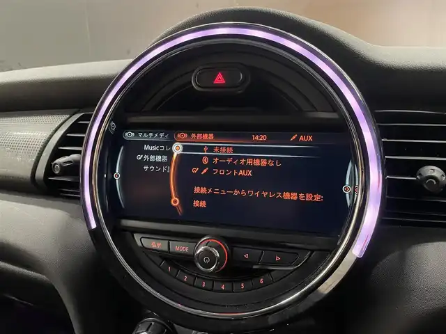 ＭＩＮＩ ミニ クーパー D 群馬県 2017(平29)年 6.4万km ホワイト・シルバー 純正HDDナビ/バックカメラ/社外フルセグTV/前後ドラレコ/コーナーセンサー /アンビエントライト