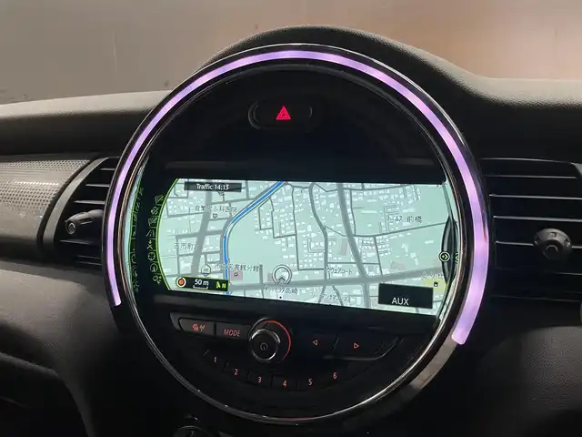 ＭＩＮＩ ミニ クーパー D 群馬県 2017(平29)年 6.4万km ホワイト・シルバー 純正HDDナビ/バックカメラ/社外フルセグTV/前後ドラレコ/コーナーセンサー /アンビエントライト