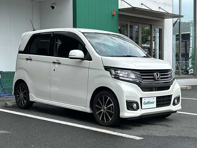 ホンダ Ｎ ＷＧＮ カスタム G 京都府 2014(平26)年 6.1万km プレミアムホワイトパール HDDナビ/　ワンセグTV/  バックカメラ/  AM/  FM/  CD/  DVD/前後社外ドラレコ/プッシュスタート