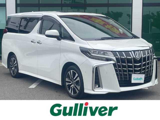 トヨタ アルファード S Cパッケージ 和歌山県 2022(令4)年 3.8万km ホワイトパールクリスタルシャイン 純正メーカーナビ/JBLプレミアムサウンド/純正フリップダウンモニター/フルセグTV/パノラミックビューモニター/デジタルインナーミラー/（BT/CD/DVD)/プリクラッシュセーフティー/レーダークルーズコントロール/レーンディパーチャーアラート/ブラインドスポットモニター/クリアランスソナー/横滑り防止装置/両側パワースライドドア/ツインムーンルーフ/パワーバックドア/パワーシート/ポジションメモリー/シートヒーター/シートエアベンチレーション/純正アルミホイール/LEDヘッドライト/フォグランプ/オートライト/オートマチックハイビーム