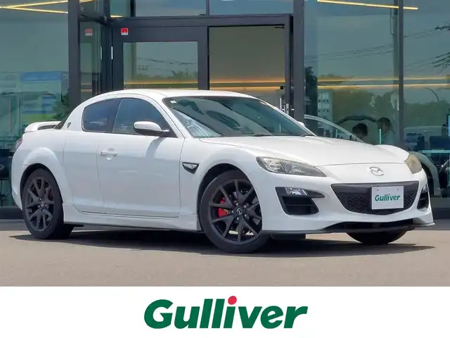マツダ ＲＸ－８ スピリットR 東京都 2013(平25)年 4.8万km クリスタルホワイトパールマイカ 社外ナビ/フルセグ/ETC/オートライト/ハーフレザーシート/レカロシート/スマートキー/純正18インチAW/ステアリングスイッチ
