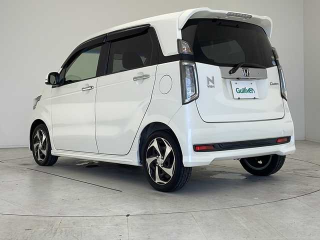 ホンダ Ｎ ＷＧＮ カスタム G ターボパッケージ 愛知県 2015(平27)年 3.8万km プレミアムホワイトパール 純正SDナビ/クルーズコントロール/ワンセグ/CD/DVD/Bluetooth/バックカメラ/純正アルミホイール/オートライト/ETC/ステアリングスイッチ/スマートキー/プッシュスタート
