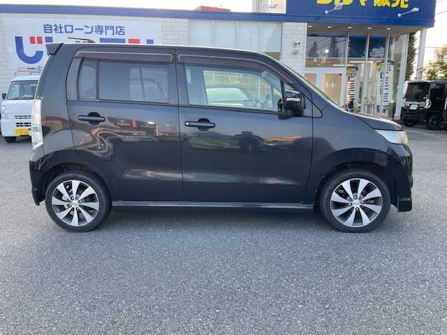 スズキ ワゴンＲ スティングレー リミテッドⅡ 茨城県 2012(平24)年 8.6万km 黒 【(株)IDOMが運営する【じしゃロン水戸店】の自社ローン対象車両になります。こちらは現金ご利用時の価格です。自社ローンご希望の方は別途その旨お申付け下さい。】/社外ナビ/TV/CD/SD/プッシュスタート/スマートキー/シートヒーター/シートリフター/革巻きステアリング/純正アルミホイール/社外ドアバイザー/社外フロアマット