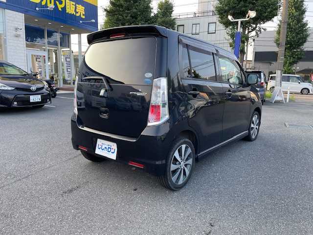 スズキ ワゴンＲ スティングレー リミテッドⅡ 茨城県 2012(平24)年 8.6万km 黒 【(株)IDOMが運営する【じしゃロン水戸店】の自社ローン対象車両になります。こちらは現金ご利用時の価格です。自社ローンご希望の方は別途その旨お申付け下さい。】/社外ナビ/TV/CD/SD/プッシュスタート/スマートキー/シートヒーター/シートリフター/革巻きステアリング/純正アルミホイール/社外ドアバイザー/社外フロアマット