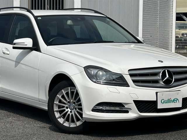 メルセデス・ベンツ Ｃ１８０ ブルーエフィシェンシー ワゴン 静岡県 2013(平25)年 4.4万km 白 純正HDDナビ（DVD/TV/BT/USB）/ビルトインETC/ルーフレール