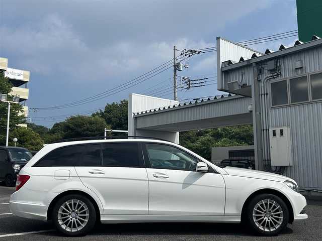 メルセデス・ベンツ Ｃ１８０ ブルーエフィシェンシー ワゴン 静岡県 2013(平25)年 4.4万km 白 純正HDDナビ（DVD/TV/BT/USB）/ビルトインETC/ルーフレール