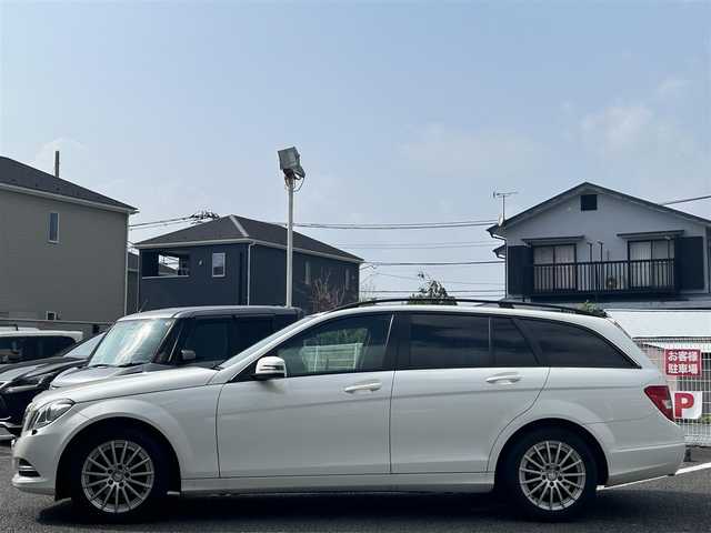 メルセデス・ベンツ Ｃ１８０ ブルーエフィシェンシー ワゴン 静岡県 2013(平25)年 4.4万km 白 純正HDDナビ（DVD/TV/BT/USB）/ビルトインETC/ルーフレール