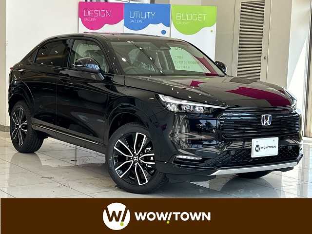 ホンダ ヴェゼル ハイブリッド e:HEV Z 埼玉県 2025(令7)年 0.1千km クリスタルブラックパール 純正メモリナビ/　　BT/フルセグ/Apple CarPlay /バックカメラ /パワーバックドア /レーダークルーズコントロール /LEDオートライト /ハーフレザーシート /シートヒーター /純正18インチアルミホイール/ブラインドスポットモニター /ワイヤレス充電 /ステアリングヒーター/ステアリングスイッチ/純正ETC2.0