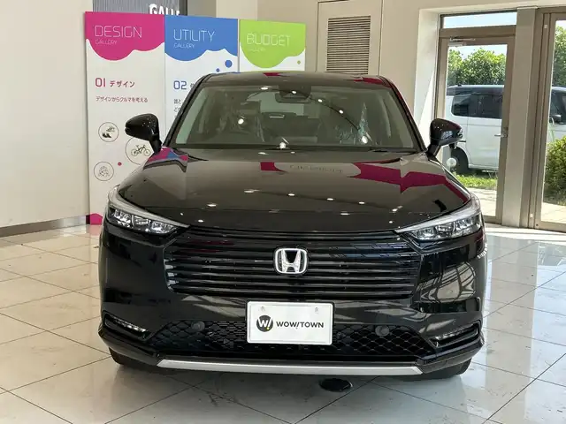 ホンダ ヴェゼル ハイブリッド e:HEV Z 埼玉県 2025(令7)年 0.1千km クリスタルブラックパール 純正メモリナビ/　　BT/フルセグ/Apple CarPlay /バックカメラ /パワーバックドア /レーダークルーズコントロール /LEDオートライト /ハーフレザーシート /シートヒーター /純正18インチアルミホイール/ブラインドスポットモニター /ワイヤレス充電 /ステアリングヒーター/ステアリングスイッチ/純正ETC2.0