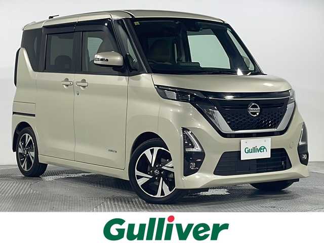日産 ルークス HWS Gターボ プロパイロットED 広島県 2020(令2)年 3.7万km フローズンバニラパール 純正９型ナビ　/全周囲カメラ　/ハンズフリーオートスライドドア　/プロパイロット　/衝突軽減ブレーキ　/オートハイビーム　/レーンキープ　/誤発進抑制　/ＬＥＤヘッドランプ　/電動パーキングブレーキ　/ＥＴＣ　/ドラレコ/純正１５インチアルミホイール(165/55/R15)/エアバッグ(運転席/助手席/サイド)