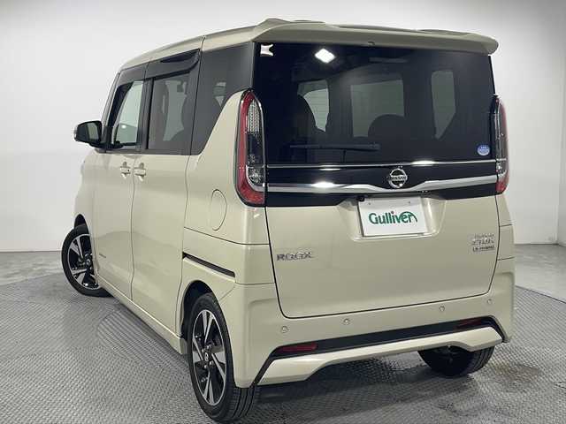 日産 ルークス HWS Gターボ プロパイロットED 広島県 2020(令2)年 3.7万km フローズンバニラパール 純正９型ナビ　/全周囲カメラ　/ハンズフリーオートスライドドア　/プロパイロット　/衝突軽減ブレーキ　/オートハイビーム　/レーンキープ　/誤発進抑制　/ＬＥＤヘッドランプ　/電動パーキングブレーキ　/ＥＴＣ　/ドラレコ/純正１５インチアルミホイール(165/55/R15)/エアバッグ(運転席/助手席/サイド)