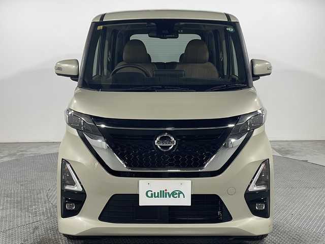 日産 ルークス HWS Gターボ プロパイロットED 広島県 2020(令2)年 3.7万km フローズンバニラパール 純正９型ナビ　/全周囲カメラ　/ハンズフリーオートスライドドア　/プロパイロット　/衝突軽減ブレーキ　/オートハイビーム　/レーンキープ　/誤発進抑制　/ＬＥＤヘッドランプ　/電動パーキングブレーキ　/ＥＴＣ　/ドラレコ/純正１５インチアルミホイール(165/55/R15)/エアバッグ(運転席/助手席/サイド)