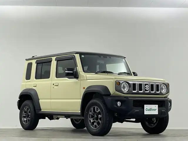 スズキ ジムニー ノマド FC 埼玉県 2025(令7)年 0.1千km ベージュⅡ 登録済未使用車　シートヒーター　衝突被害軽減　ＬＥＤヘッドライト　アダプティブクルーズコントロール　スマートキー　純正フロアマット　純正15インチアルミホイール　ダウンヒルアシストコントロール　