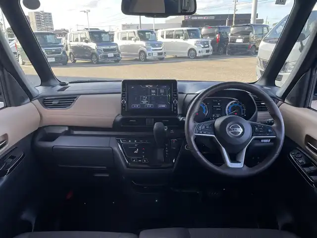 日産 ルークス HWS X プロパイロットED 新潟県 2022(令4)年 1.9万km ホワイトパール 純正9インチナビ(MM321D-L)/(AM/FM/CD/DVD/Bluetooth)/フルセグTV/プロパイロット/エマージェンシーブレーキ/レーンキープアシスト/アラウンドビューモニター/バックカメラ/両側パワースライドドア/ドライブレコーダー/D/N席シートヒーター/LEDヘッドライト/ビルトインETC/電動パーキング/SOSコール/コーナーセンサー/スマートキー/スペアキー×1/プッシュスタート/アイドリングストップ/ステアリングスイッチ/電動格納ミラー/純正14インチアルミホイール/取扱説明書/保証書