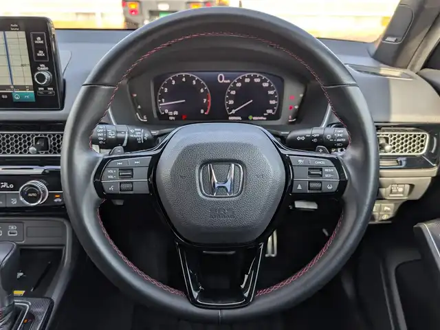 ホンダ シビック EX 福井県 2021(令3)年 2.7万km クリスタルブラックパール 純正ディスプレイオーディオ/・（フルセグTV/Bluetooth）/バックカメラ/BOSEサウンド/Honda SENSING/レーンキープアシスト/レーダークルーズコントロール/置くだけ充電/前席パワーシート/前席シートヒーター/ドライブレコーダー/純正フロアマット/オートLEDライト/オートマチックハイビーム/純正18インチAW/スマートキー