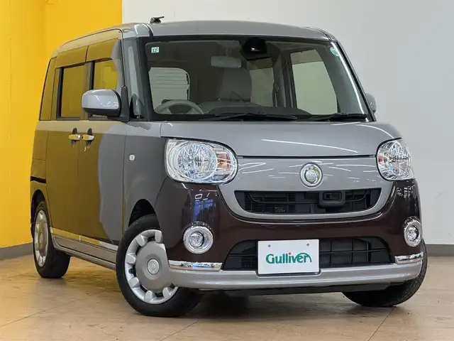ダイハツ ムーヴ キャンバス X LTD メイクアッフ SA Ⅱ 群馬県 2017(平29)年 6.7万km スムースグレーマイカメタリック/プラムブラウンクリスタルマイカ 2トーン スマートアシスト/・衝突軽減ブレーキ/・車線逸脱警報/社外SDナビ/・フルセグTV/・Bluetooth/・DVD/CD/SD/USB/・FM/AM/両側パワースライドドア/ステアリングスイッチ/アイドリングストップ/オートライト/フォグランプ/プッシュスタート/スマートキー/純正フロアマット/純正ドアバイザー/電動格納ミラー/横滑り防止機能