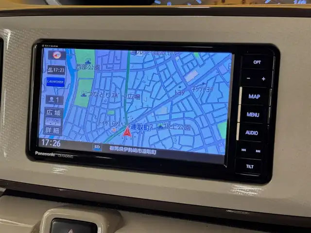 ダイハツ ムーヴ キャンバス X LTD メイクアッフ SA Ⅱ 群馬県 2017(平29)年 6.7万km スムースグレーマイカメタリック/プラムブラウンクリスタルマイカ 2トーン スマートアシスト/・衝突軽減ブレーキ/・車線逸脱警報/社外SDナビ/・フルセグTV/・Bluetooth/・DVD/CD/SD/USB/・FM/AM/両側パワースライドドア/ステアリングスイッチ/アイドリングストップ/オートライト/フォグランプ/プッシュスタート/スマートキー/純正フロアマット/純正ドアバイザー/電動格納ミラー/横滑り防止機能