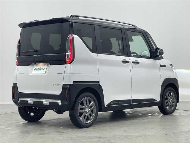 三菱 デリカミニ T プレミアム 埼玉県 2025(令7)年 0.1千km アメジストブラック/シルキーホワイト 届出済未使用車　純正９インチディスプレイオーディオ　マイパイロット　レーダークルーズコントロール　両側パワースライドドア　ステアリングヒーター　シートヒーター　オートホールド　純正アルミ　ＬＥＤライト