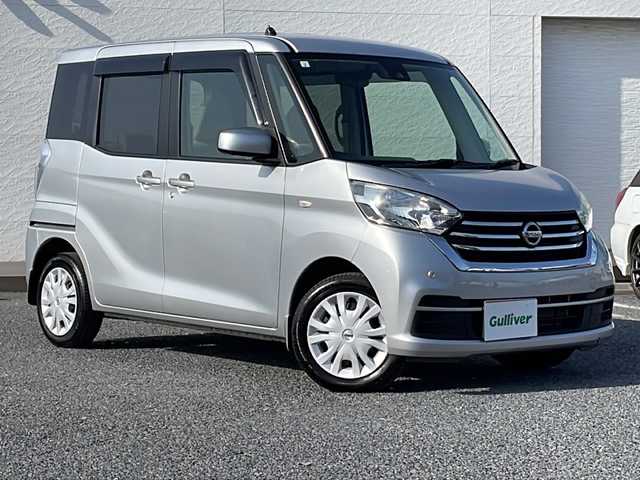 日産 デイズ ルークス X 千葉県 2019(平31)年 5.6万km スターリングシルバーM ナビＭＪ１１８Ｄ－Ｗ　全方位カメラ　パワースライドドア　ＢＴ　ＤＶＤ　スマートキー　プッシュスタート　エマージェンシーブレーキ　前後コーナーセンサー　横滑り防止機能　純正マット　ドアバイザー