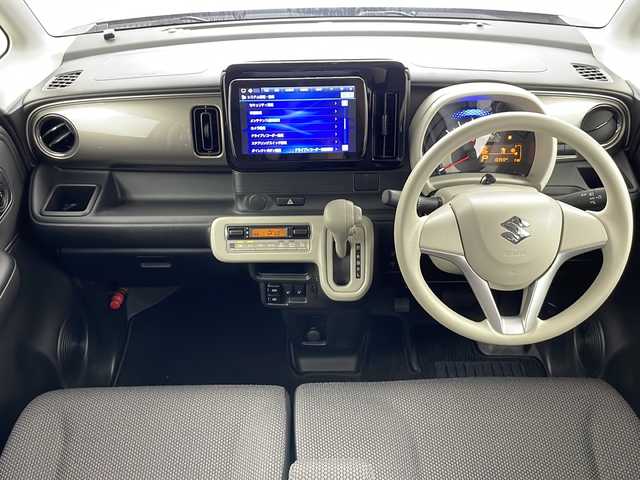 スズキ ワゴンＲ スマイル HYBRID S リミテッド 道央・札幌 2023(令5)年 1.1万km グレーⅡ ・４WD  スズキセーフティサポート/・デュアルセンサーブレーキサポート/・社外９インチフローティング　/　ナビ（CN-F1D9GD）/・Bluetooth/CD/DVD/HDMI/フルセグTV/・両側パワースライドドア/・シートヒーター運転席/助手席/・LEDヘッドライト/オートライト/・オートハイビーム/・横滑り防止装置/・盗難防止装置/・ドライブレコーダー前後（DRV-MR760）/・アイドリングストップ/・ETC/・色番号　E8Z