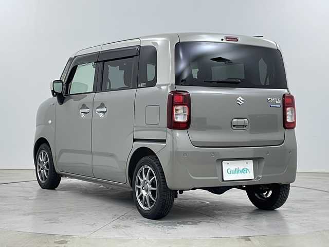 スズキ ワゴンＲ スマイル HYBRID S リミテッド 道央・札幌 2023(令5)年 1.1万km グレーⅡ ・４WD  スズキセーフティサポート/・デュアルセンサーブレーキサポート/・社外９インチフローティング　/　ナビ（CN-F1D9GD）/・Bluetooth/CD/DVD/HDMI/フルセグTV/・両側パワースライドドア/・シートヒーター運転席/助手席/・LEDヘッドライト/オートライト/・オートハイビーム/・横滑り防止装置/・盗難防止装置/・ドライブレコーダー前後（DRV-MR760）/・アイドリングストップ/・ETC/・色番号　E8Z