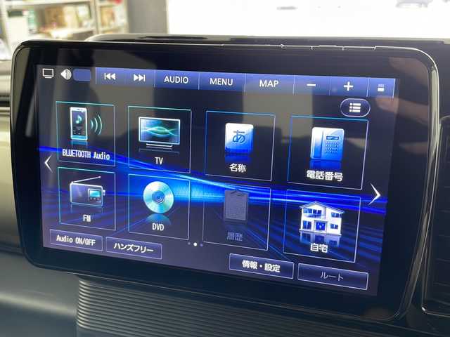 スズキ ワゴンＲ スマイル HYBRID S リミテッド 道央・札幌 2023(令5)年 1.1万km グレーⅡ ・４WD  スズキセーフティサポート/・デュアルセンサーブレーキサポート/・社外９インチフローティング　/　ナビ（CN-F1D9GD）/・Bluetooth/CD/DVD/HDMI/フルセグTV/・両側パワースライドドア/・シートヒーター運転席/助手席/・LEDヘッドライト/オートライト/・オートハイビーム/・横滑り防止装置/・盗難防止装置/・ドライブレコーダー前後（DRV-MR760）/・アイドリングストップ/・ETC/・色番号　E8Z