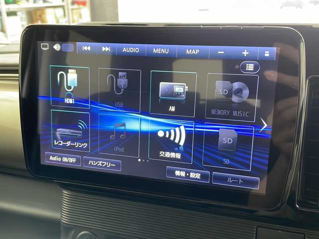 スズキ ワゴンＲ スマイル HYBRID S リミテッド 道央・札幌 2023(令5)年 1.1万km グレーⅡ ・４WD  スズキセーフティサポート/・デュアルセンサーブレーキサポート/・社外９インチフローティング　/　ナビ（CN-F1D9GD）/・Bluetooth/CD/DVD/HDMI/フルセグTV/・両側パワースライドドア/・シートヒーター運転席/助手席/・LEDヘッドライト/オートライト/・オートハイビーム/・横滑り防止装置/・盗難防止装置/・ドライブレコーダー前後（DRV-MR760）/・アイドリングストップ/・ETC/・色番号　E8Z