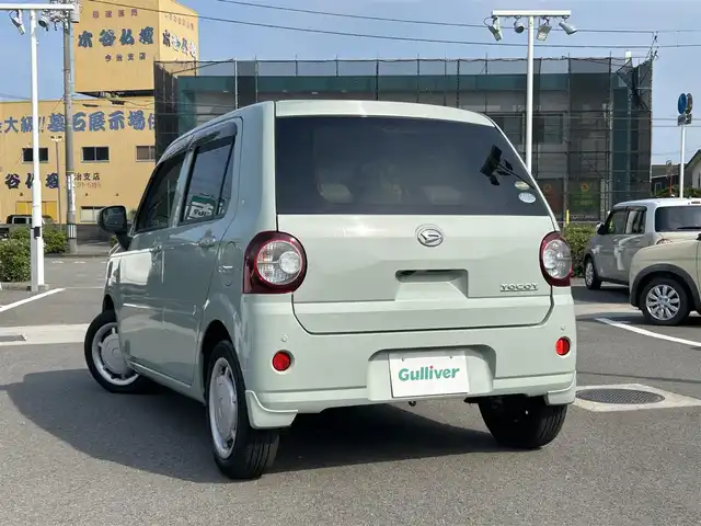 ダイハツ ミラ トコット X SA Ⅲ 愛知県 2018(平30)年 2.5万km セラミックグリーンM 禁煙車/登録時走行距離：24449km/ETC/クリアランスソナー/オートマチックハイビーム/バックカメラ/横滑り防止装置/エンジンスタートボタン/社外ナビ/CD/DVD/AM・FM/LEDヘッドライト