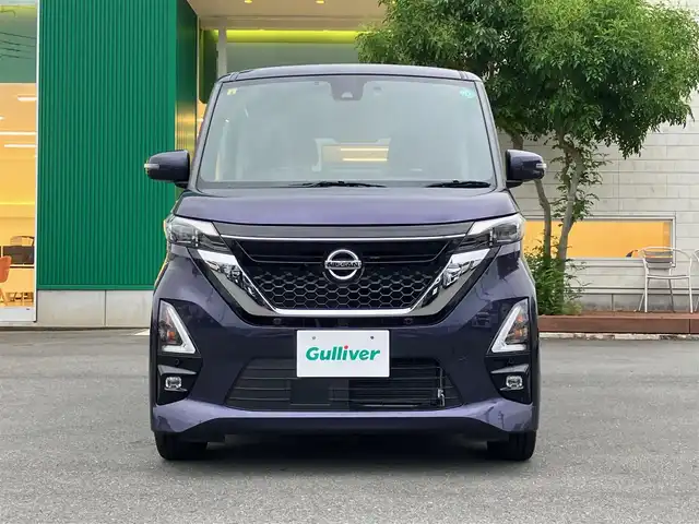 日産 ルークス HWS Gターボ プロパイロットED 静岡県 2020(令2)年 3.4万km アメジストパープル エンジンスタートストップ/パワーステアリング/パワーウィンドウ/アイドリングストップ/スマートキー/オートエアコン/クルーズコントロール/全方位カメラ/純正ETC/純正９インチナビ（CD.DVD.BT.フルセグ）/純正ドライブレコーダー/純正フロアマット/純正アルミホイール/ベンチシート/両側パワースライドドア/ABS/横滑り防止装置/コーナーセンサー前後/オートライト/LEDライト/W+サイドエアバック/衝突軽減システム