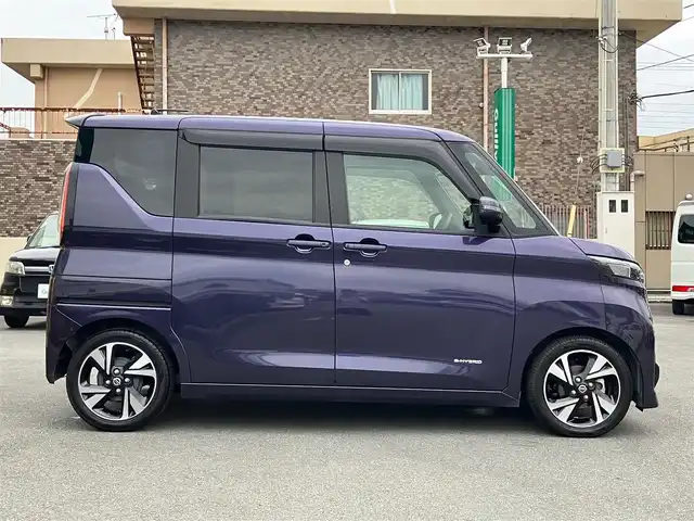 日産 ルークス HWS Gターボ プロパイロットED 静岡県 2020(令2)年 3.4万km アメジストパープル エンジンスタートストップ/パワーステアリング/パワーウィンドウ/アイドリングストップ/スマートキー/オートエアコン/クルーズコントロール/全方位カメラ/純正ETC/純正９インチナビ（CD.DVD.BT.フルセグ）/純正ドライブレコーダー/純正フロアマット/純正アルミホイール/ベンチシート/両側パワースライドドア/ABS/横滑り防止装置/コーナーセンサー前後/オートライト/LEDライト/W+サイドエアバック/衝突軽減システム