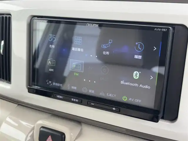 ダイハツ ムーヴ キャンバス G メイクアップ リミテッド　SAⅢ 徳島県 2022(令4)年 3.4万km パールホワイトⅢ/ナチュラルベージュマイカメタリック 2トーン ナビ　AVN-R87/(AM/FM/Bluetooth/DISC/USB/SD)/ETC/バックカメラ/全方位カメラ/両側電動スライドドア/シートヒーター/プッシュスタート/スマートキー/LEDヘッドライト/LEDフォグライト/フロアマット/オートライト
