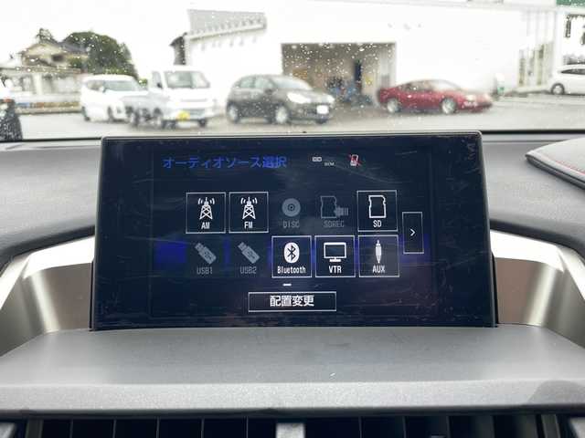 レクサス ＮＸ 200t Fスポーツ 富山県 2014(平26)年 2.9万km ソニッククォーツ 4WD/サンルーフ/三眼LEDヘッドライト/純正ナビ/フルセグ/Bluetooth/ETC/ドライブレコーダー/パノラミックビューモニター/パワーバックドア/ヘッドアップディスプレイ/アクティブサウンドコントロール/衝突被害軽減ブレーキ/レーンキープアシスト/レーダークルーズコントロール/クリアランスソナー/オートマチックハイビーム/シートベンチレーション/ステアリングヒーター/全席パワーシート