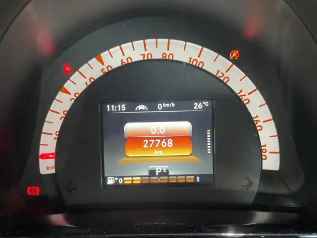 スマート ＭＣＣ スマート フォーフォー BRABUSスポーツ 静岡県 2019(平31)年 2.8万km オレンジ SSDナビ（ディーラーOP）/・Bluetooth/USB/フルセグTV/AM/FM/バックカメラ/リヤコーナーセンサー/衝突被害軽減ブレーキ/社外ドライブレコーダー/本革シート（黒）/シートヒーター/クルーズコントロール/レーンキープアシスト