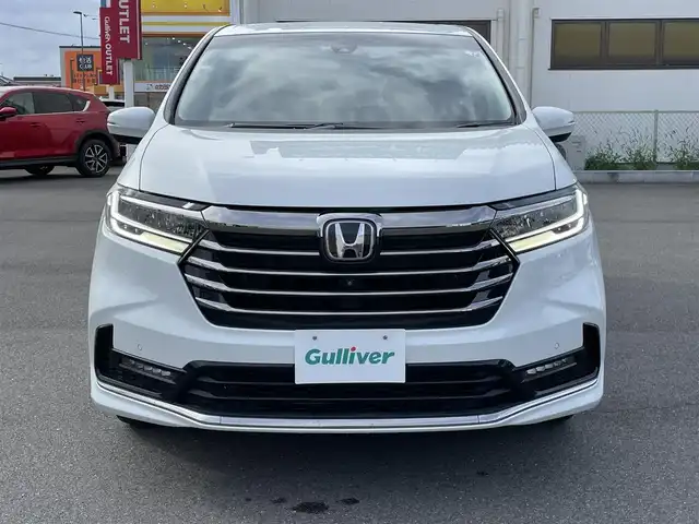 ホンダ オデッセイ アブソルート・EXホンダセンジング 群馬県 2020(令2)年 7.3万km プラチナホワイトパール 純正９型ナビ　/フルセグ・Ｂｌｕｅｔｏｏｔｈ・CD・DVD/全周囲カメラ　/電動リアドア　/衝突軽減ブレーキ　/レーンアシスト　/アダクティブクルーズコントロール　/コーナーセンサー　/前後ドライブレコーダー/黒ハーフレザー/前席パワーシート/ＥＴＣ　/純正マット