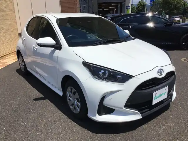 トヨタ ヤリス G 福井県 2020(令2)年 5.4万km スーパーホワイトⅡ 純正8型ナビ/バックカメラ/ETC/スマートキー/プッシュスタート/トヨタセーフティセンス/ステアリングスイッチ/アップルカープレイ