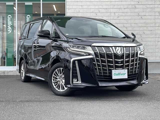 トヨタ アルファードハイブリット SR 岩手県 2019(令1)年 6.5万km ブラック ワンオーナー/禁煙車/社外11インチSDナビ/電動リアゲート/トヨタセーフティセンス/フルセグTV/サイド/バックカメラ/ビルトインETC2.0/ドライブレコーダー/両側パワースライドドア/フリップダウンモニター/レーダークルーズコントロール/衝突被害軽減ブレーキ/レーンキープアシスト/横滑り防止装置/コーナーセンサー/パワーシート/シートヒーター/ベンチレーションシート/オートハイビーム/3眼LEDヘッドライト/フォグランプ/スマートキー/プッシュスタート/電動格納ミラー/純正17インチAW/純正フロアマット/ドアバイザー/保証書/取扱説明書