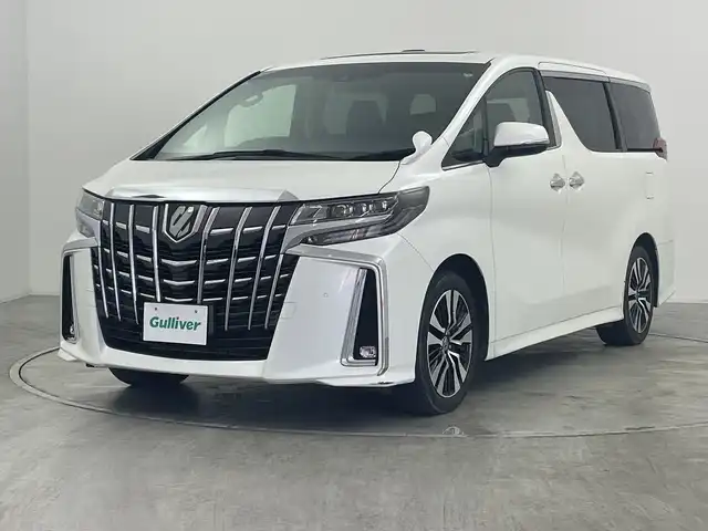 トヨタ アルファード S Cパッケージ 群馬県 2023(令5)年 1.8万km ホワイトパールクリスタルシャイン 純正９型ナビ　純正１２．１型後席モニター　ツインムーンルーフ　アダプティブクルーズコントロール　レーンキープアシスト　衝突被害軽減ブレーキ　デジタルインナーミラー　ブラインドスポットモニター　禁煙車