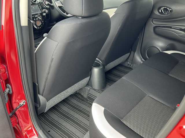 日産 ノート X Vセレクション 愛媛県 2020(令2)年 0.2万km 赤 純正SDナビ/バックカメラ/アラウンドビューモニター/インテリジェントルームミラー/Bluetooth/スマートキー/アイドリングストップ/ETC/純正ドライブレコーダー前のみ/オートライト/オートマチックハイビーム/オートLED/レーンキープアシスト/保証書/取扱説明書