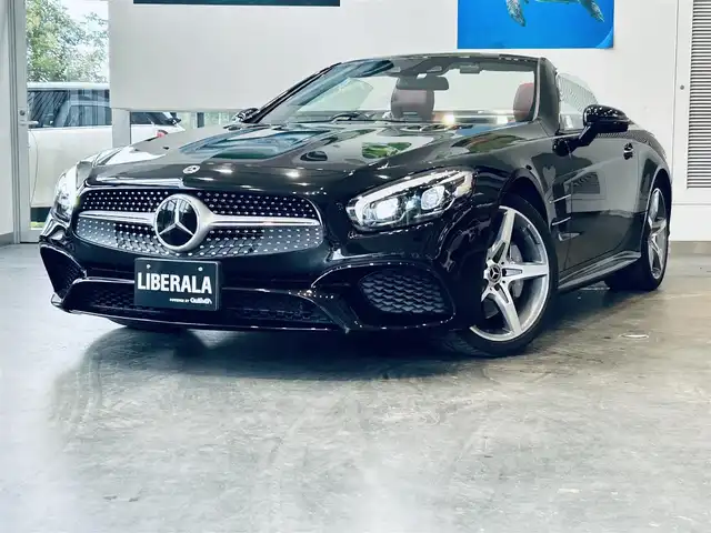 メルセデス・ベンツ ＳＬ４００ 大阪府 2018(平30)年 4.8万km オブシディアンブラック レーダーセーフティP/スカイルーフ/純正ナビ/TV/バックカメラ/applecarplay/純正19インチAW/LEDヘッドライト/電動リアゲート/ACC/ブラインドスポット/赤革/メモリ付きパワーシート/エアシートヒーター/クリアランスソナー/ETC/ドラレコ/レーダー探知機
