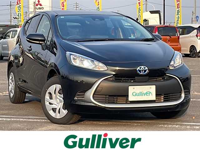 トヨタ アクア G 道央・札幌 2024(令6)年 2.5万km ブラックマイカ ４WD/寒冷地仕様/純正ディスプレイオーディオナビ/AM/FM/BT/トヨタセーフティセンス/衝突被害軽減ブレーキ/横滑り防止装置/レーダークルーズコントロール/レーンキープアシスト/クリアランスソナー/バックカメラ/ETC/アイドリングストップ/ワイパーデアイサー/DRIVEMODE/EVMODE/革巻きステアリング/ステアリングリモコン/AC100V/プッシュスタート/スマートキー/LEDヘッドライト/オートライト/オートマチックハイビーム/ヘッドライトレベライザー/電動格納ミラー/ヒーテッドドアミラー/ウィンカーミラー/社外フロアマット