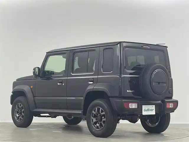 スズキ ジムニー ノマド FC 埼玉県 2025(令7)年 0.1千km 黒 登録済未使用車 シートヒーター 衝突被害軽減 LEDヘッドライト　レーダークルーズコントロール　スマートキー　純正フロアマット　背面タイヤ　純正15インチアルミ　ダウンヒルアシストコントロール　