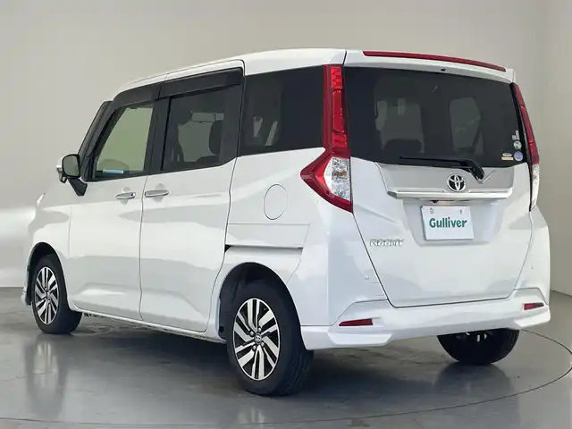 トヨタ ルーミー カスタムG S 愛知県 2017(平29)年 6.6万km パールホワイトⅢ 純正ナビ　シートヒーター　ＳＡII　禁煙　バックカメラ　クルーズコントロール　ＥＴＣ　プッシュスタート　ＬＥＤオートライト　フォグランプ　衝突軽減　両側パワースライドドア　純正ドラレコ　純正フロアマット　スペアタイヤ