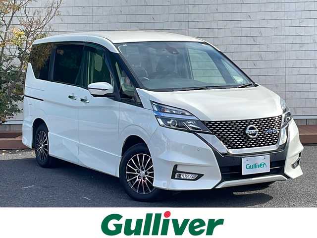 日産 セレナ e－パワー ハイウェイスター V 茨城県 2018(平30)年 7.9万km ブリリアントホワイトパール 純正ナビ　/-BT/TV/AM/FM/衝突軽減システム　/フリップダウンモニター　/アラウンドビューモニター　/両側パワースライドドア　/デジタルインナーミラー　/コーナーセンサー前後　/レーダークルーズコントロール　/ドライブレコーダー/ETC