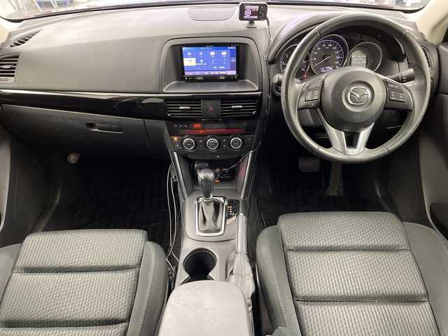 マツダ ＣＸ－５ XD 岐阜県 2014(平26)年 14万km ジールレッドマイカ 7インチナビ/(AM/FM/CD/SD/BT/DVD/ワンセグ)/バックカメラ/ビルトインETC/TCS/RVM/AFS/革巻ステアリング/ステアリングリモコン/クルコン/デュアルエアコン/HID/フォグ/プッシュスタート/スマートキー/スペアキー/純正フロアマット/純正サイドバイザー/純正AW
