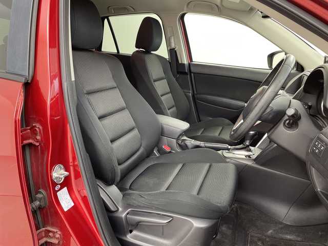 マツダ ＣＸ－５ XD 岐阜県 2014(平26)年 14万km ジールレッドマイカ 7インチナビ/(AM/FM/CD/SD/BT/DVD/ワンセグ)/バックカメラ/ビルトインETC/TCS/RVM/AFS/革巻ステアリング/ステアリングリモコン/クルコン/デュアルエアコン/HID/フォグ/プッシュスタート/スマートキー/スペアキー/純正フロアマット/純正サイドバイザー/純正AW